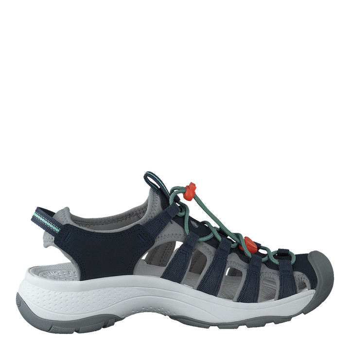 Ke Astoria West Sandal W Navy- Navy-beveled Glass
