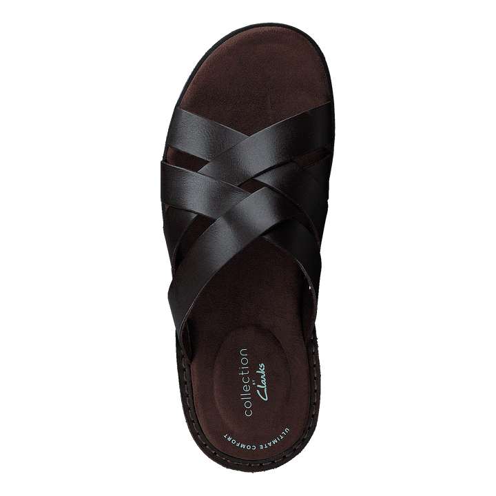 Ellison Weave Dark Brown Leather