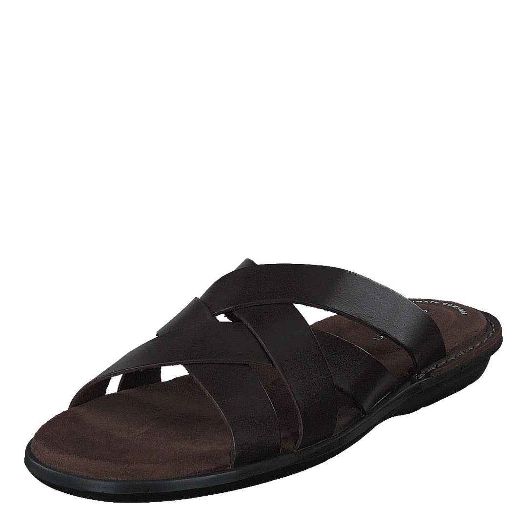 Ellison Weave Dark Brown Leather