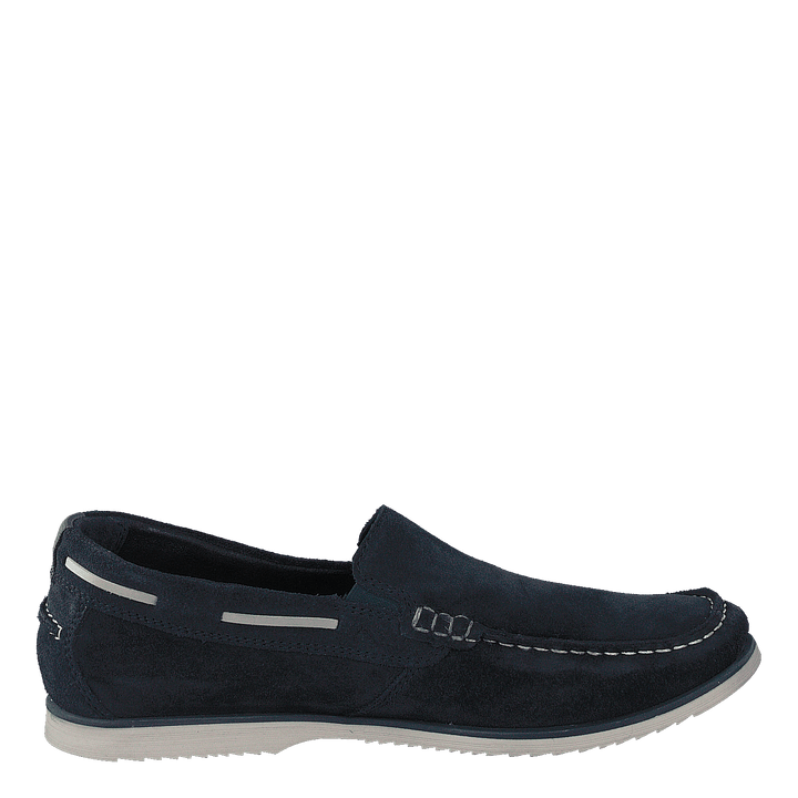 Noonan Step Navy Suede