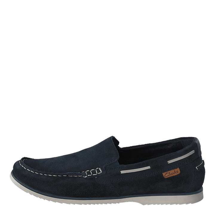 Noonan Step Navy Suede