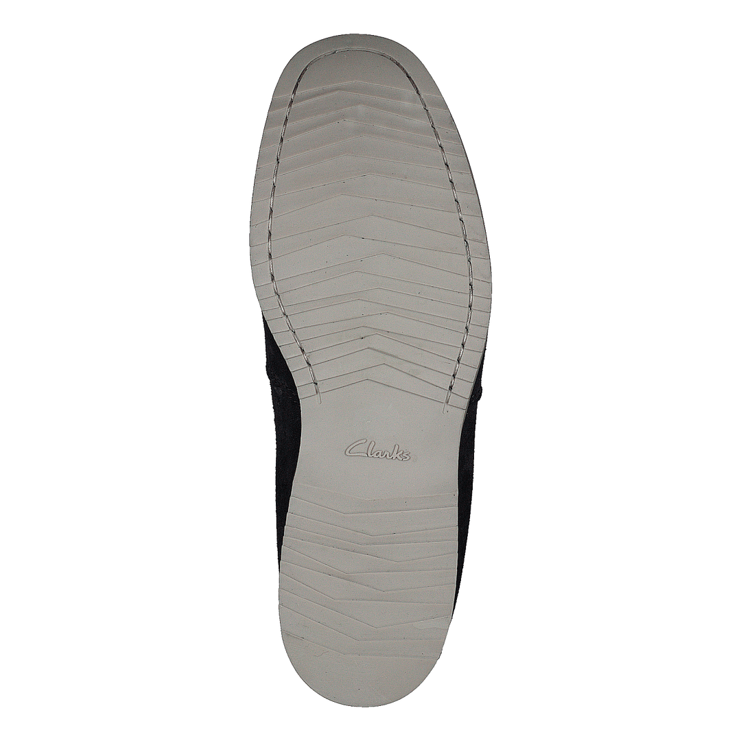 Noonan Step Navy Suede