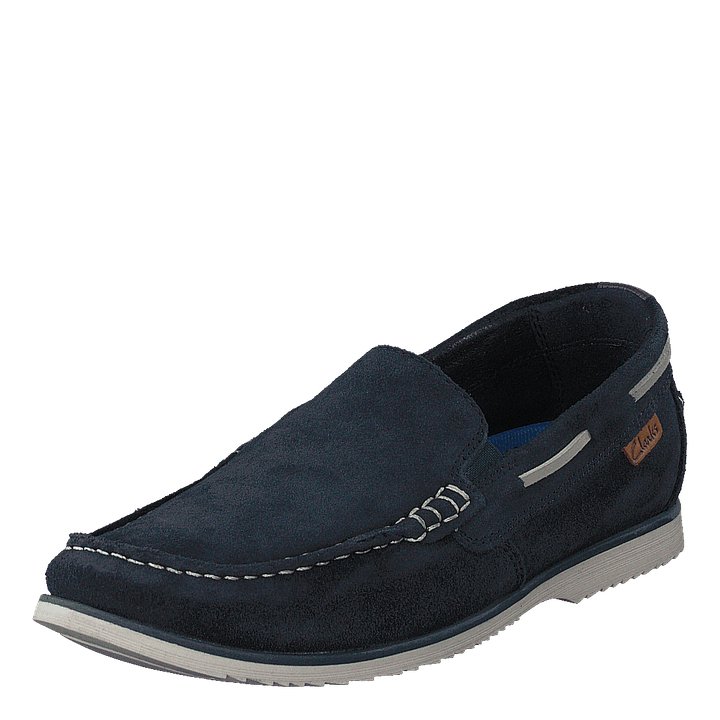 Noonan Step Navy Suede