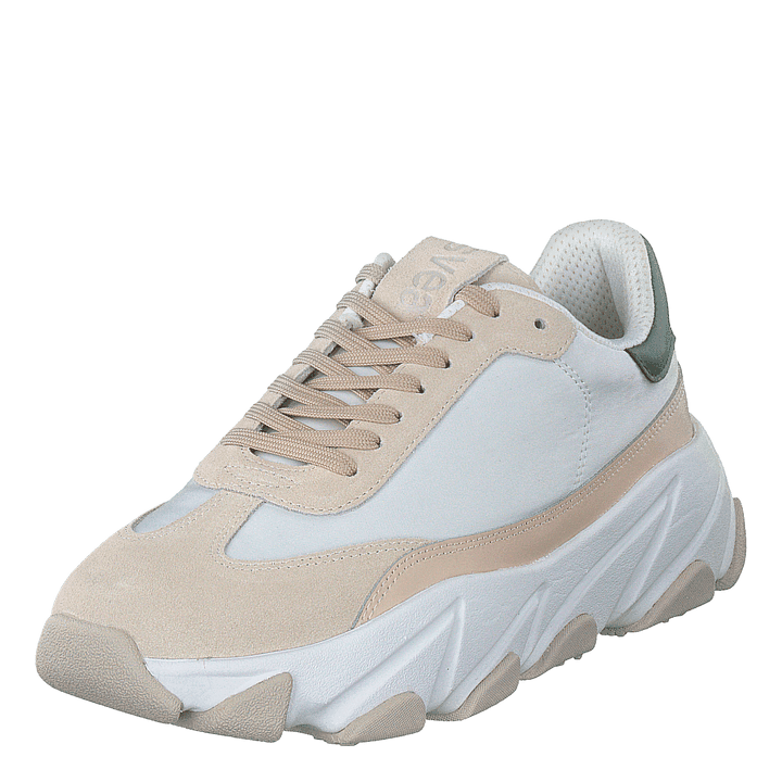 Lace Sneaker Broken White
