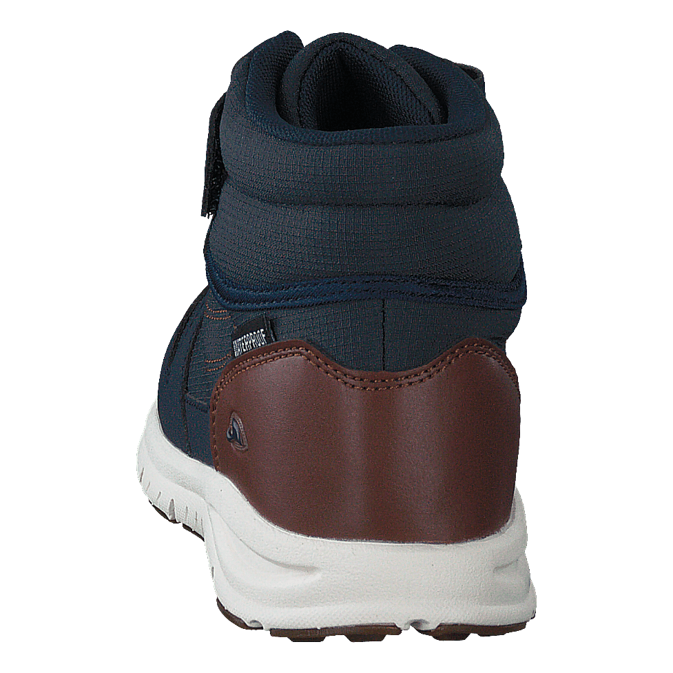 Hovet Mid WP Navy/Cognac