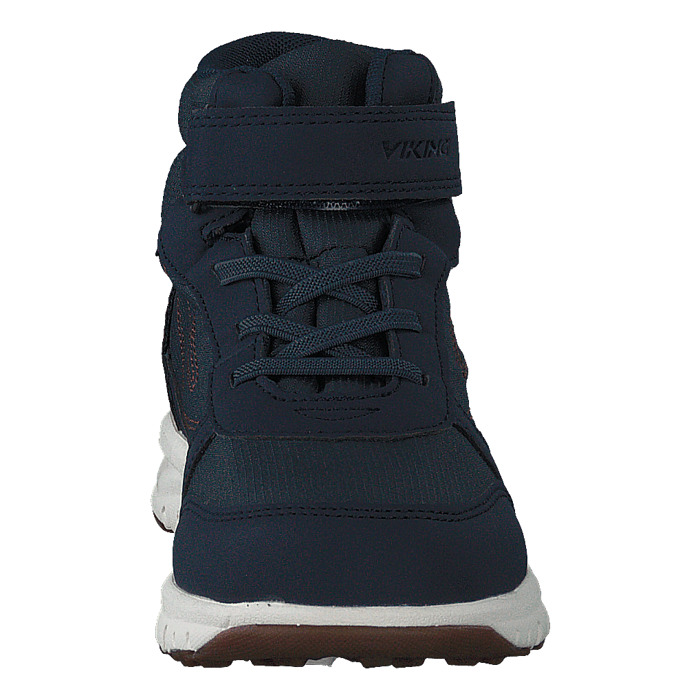 Hovet Mid WP Navy/Cognac