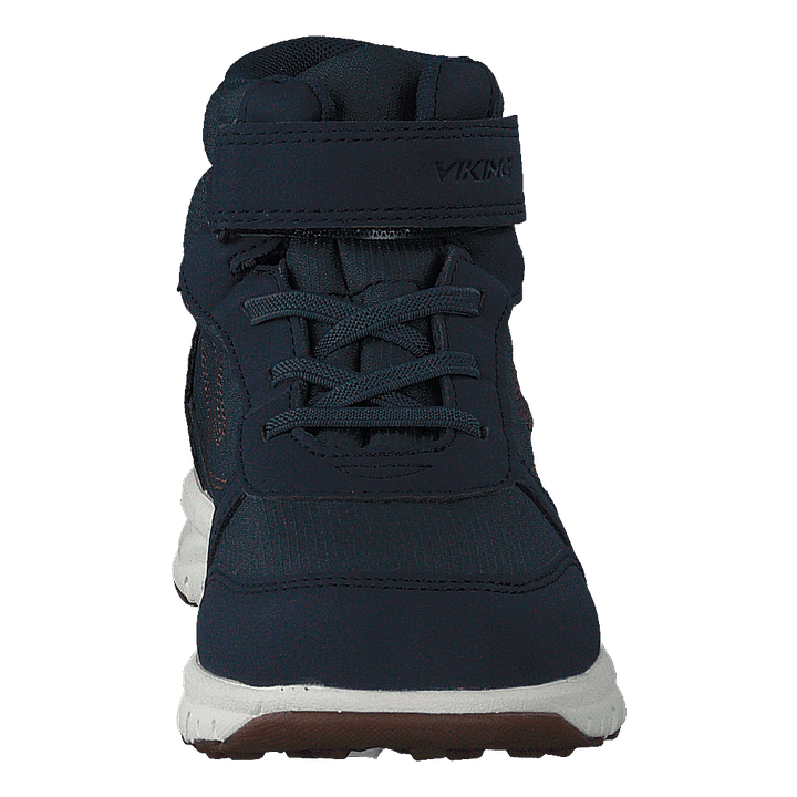 Hovet Mid WP Navy/Cognac