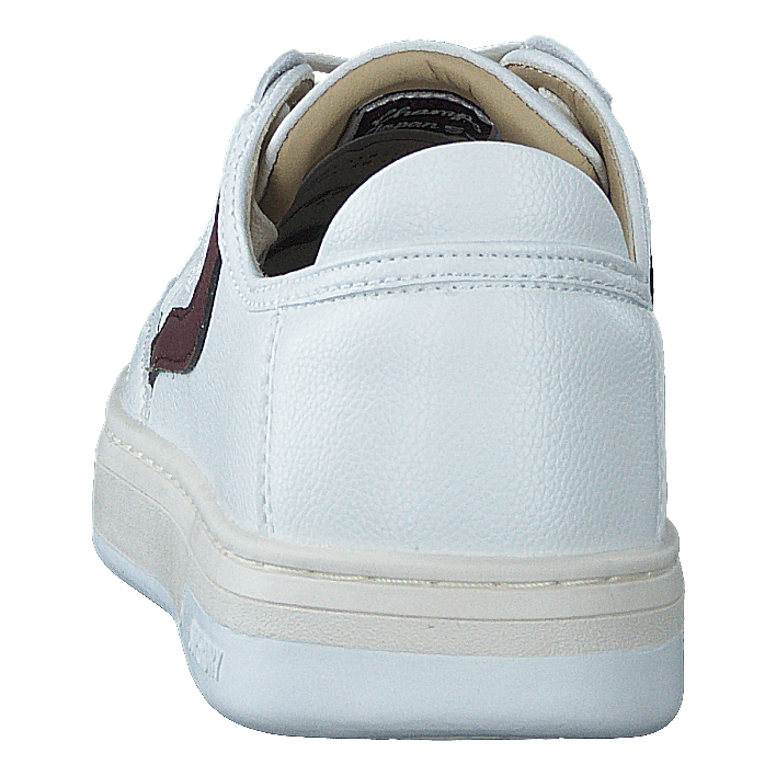 Basket Lux Low Trainer Optic/oxblood