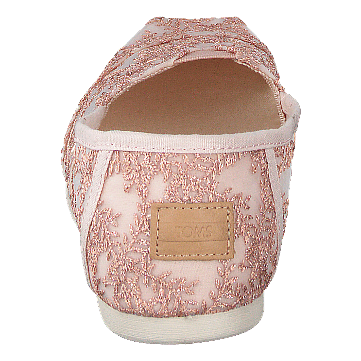 Hibiscus Floral Lace Alprg Rose Gold Metallic