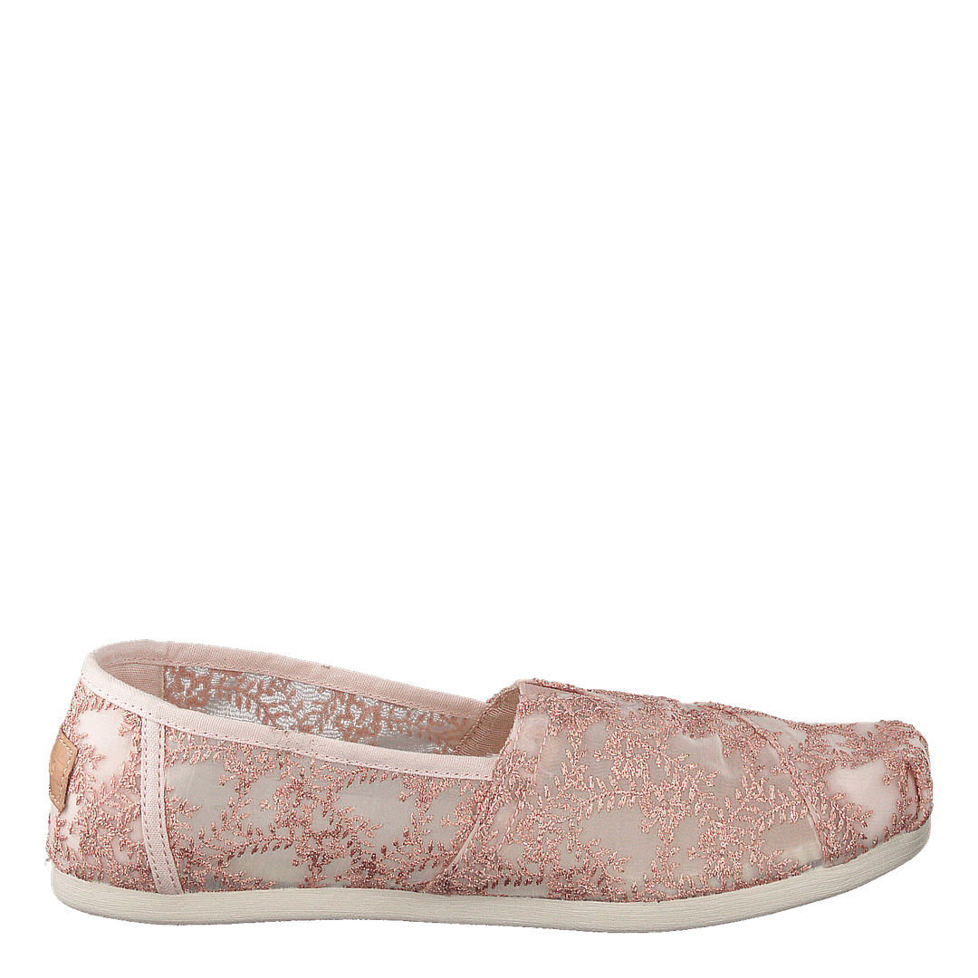 Hibiscus Floral Lace Alprg Rose Gold Metallic