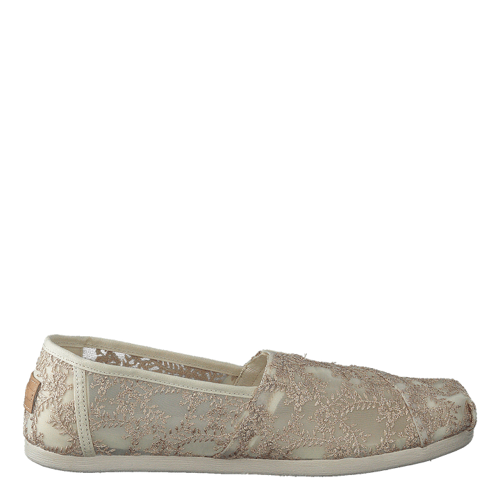 Hibiscus Floral Lace Alprg Natural Metallic