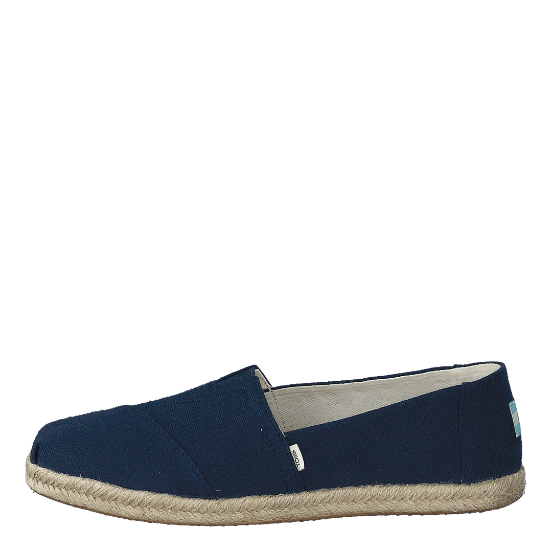 Slubby Woven Rope Alprg Navy - Heppo.com
