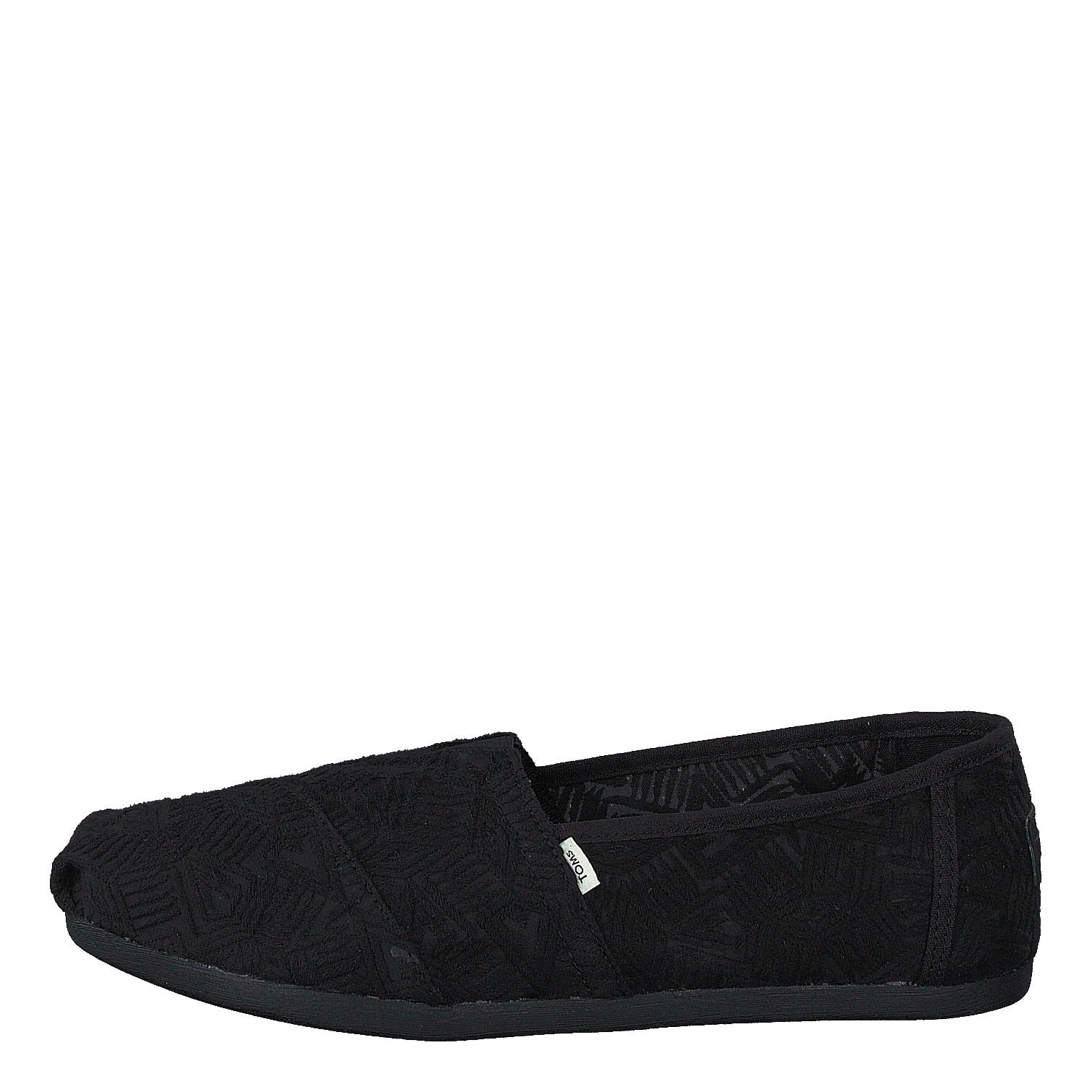 Toms Geo Lace Alprg Black –