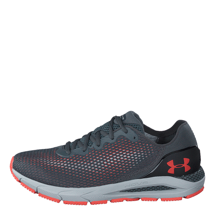 Ua Hovr Sonic 4 Pitch Gray/halo Gray/venom Red