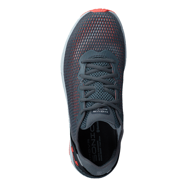 Ua Hovr Sonic 4 Pitch Gray/halo Gray/venom Red