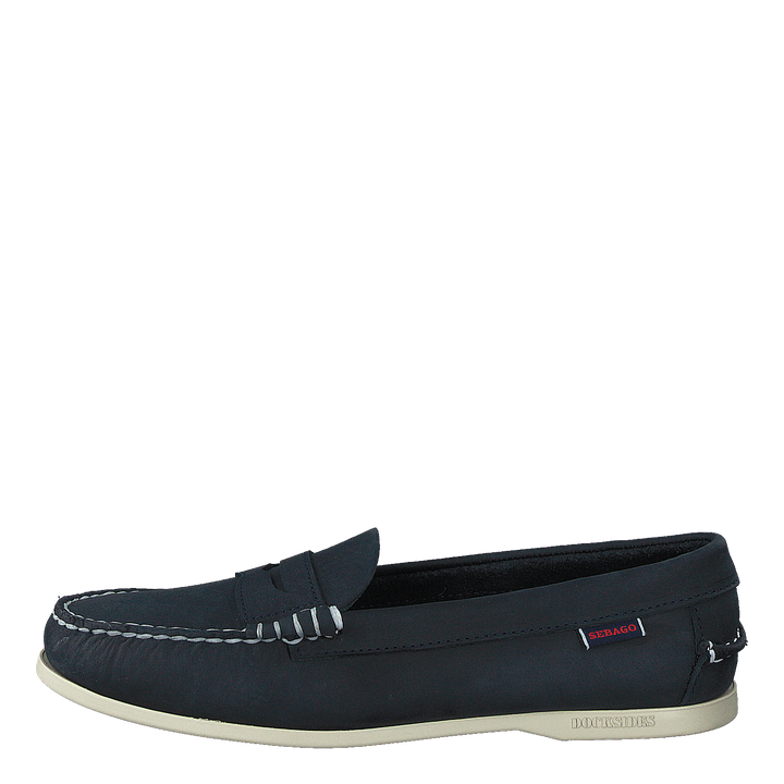 Jacqueline Loafer Penny Crazy Blue Navy
