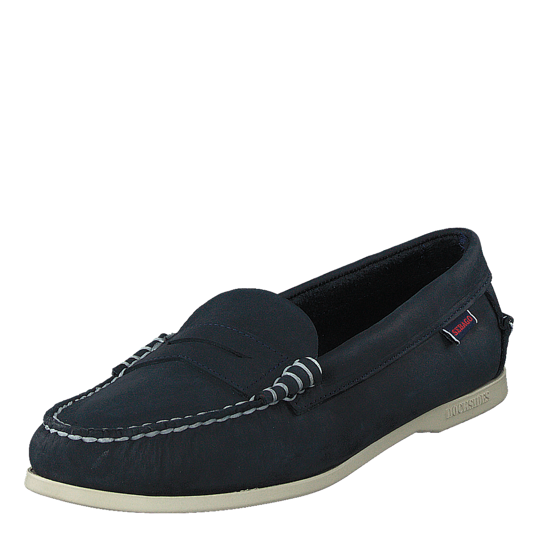 Jacqueline Loafer Penny Crazy Blue Navy