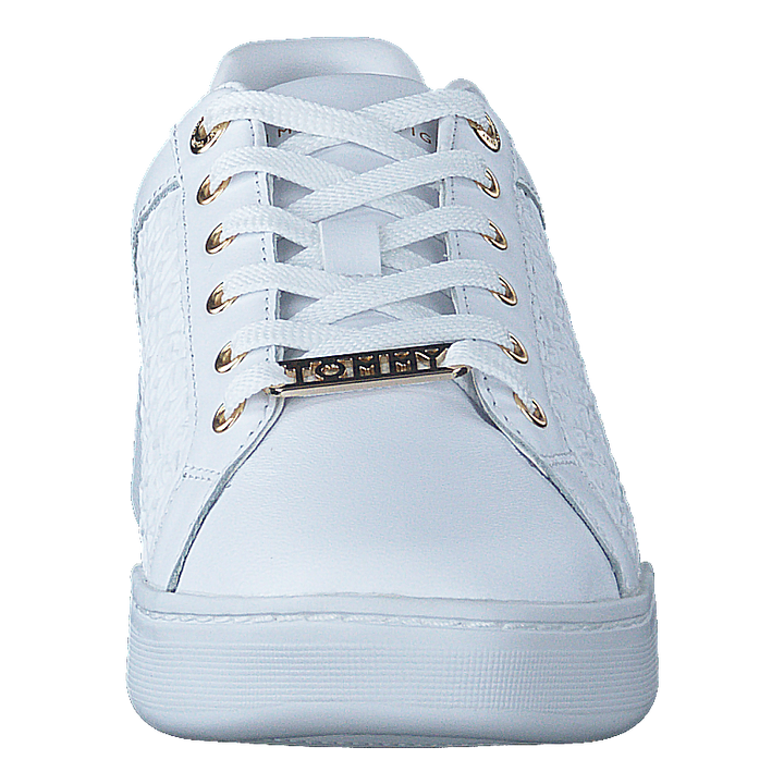 Th Monogram Elevated Sneaker White