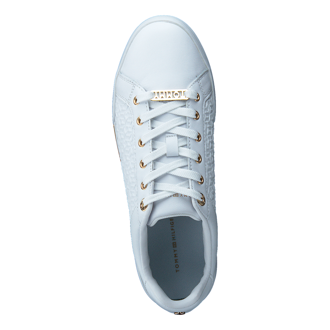 Th Monogram Elevated Sneaker White