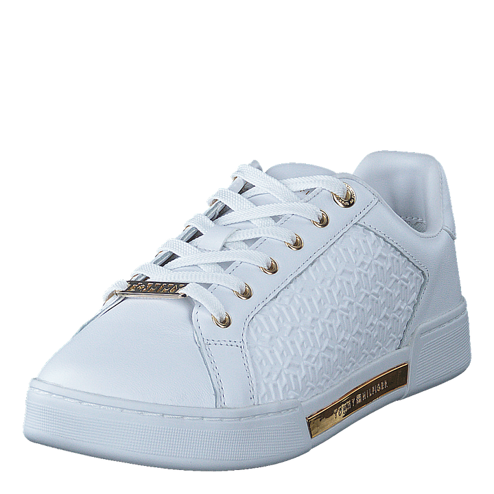 Th Monogram Elevated Sneaker White