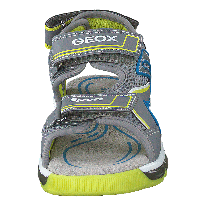 J Sandal Android Boy Grey/lime
