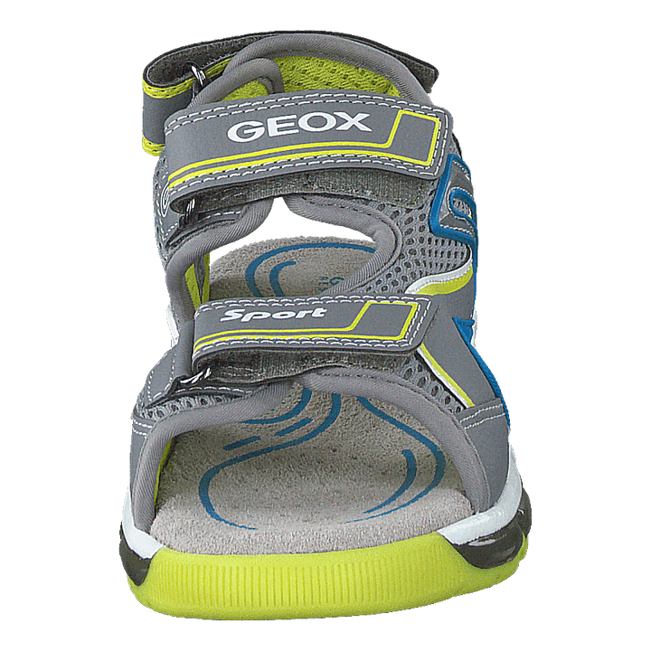 J Sandal Android Boy Grey/lime