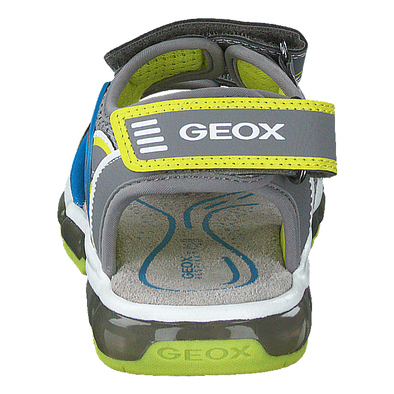 J Sandal Android Boy Grey/lime