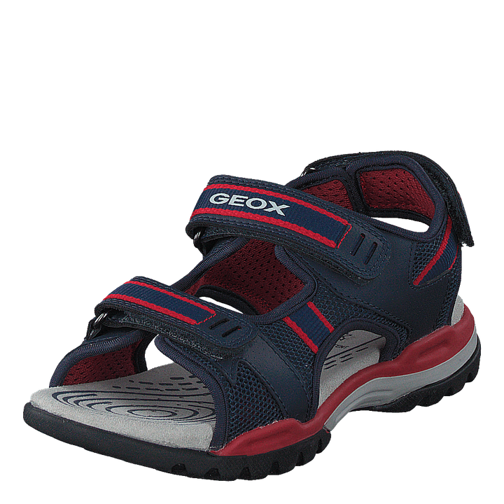 J Borealis Boy Navy/red