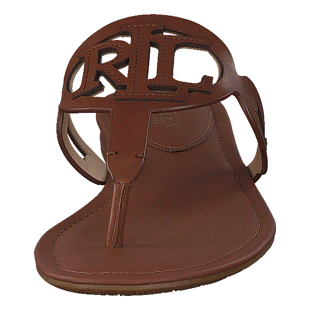AUDRIE-SANDALS-FLAT SANDAL DEEP SADDLE TAN