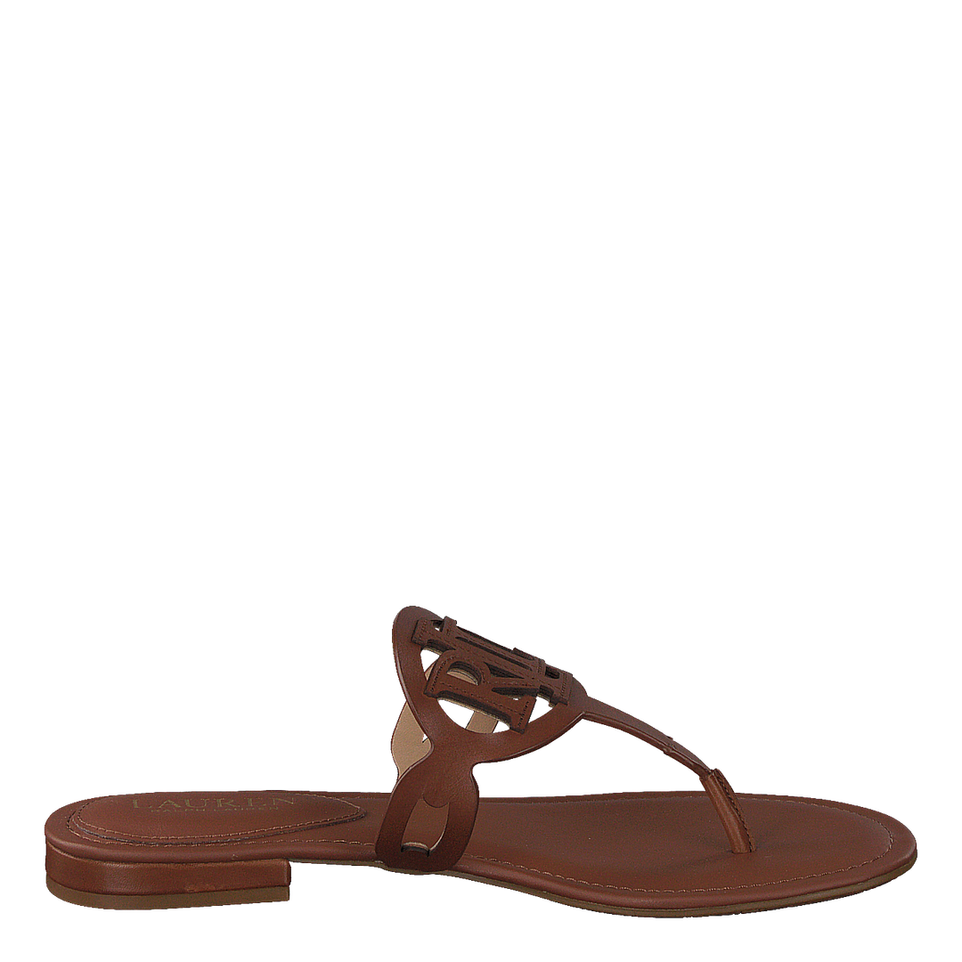 AUDRIE-SANDALS-FLAT SANDAL DEEP SADDLE TAN