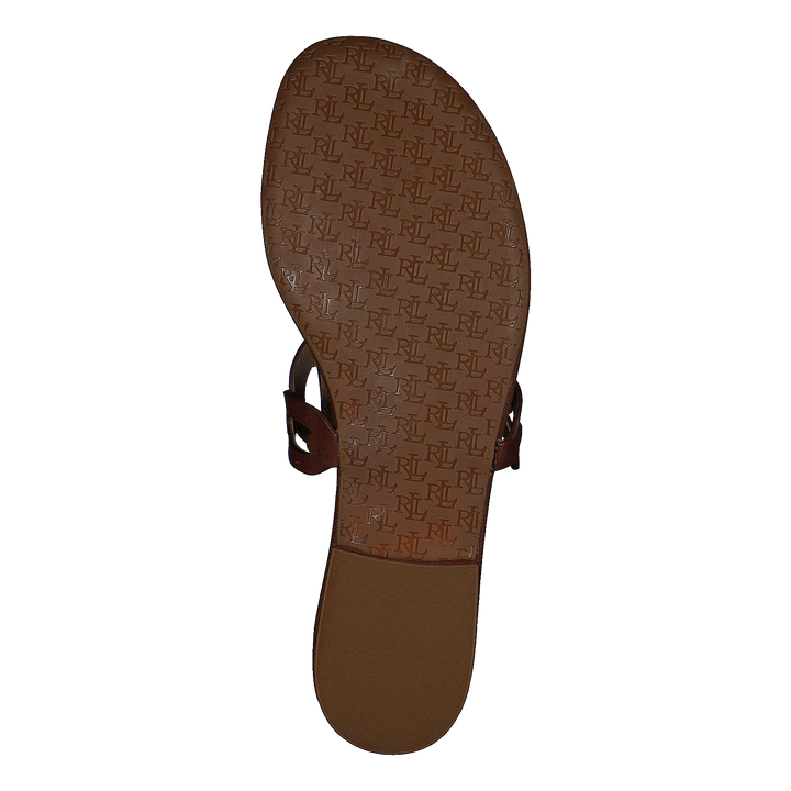 AUDRIE-SANDALS-FLAT SANDAL DEEP SADDLE TAN
