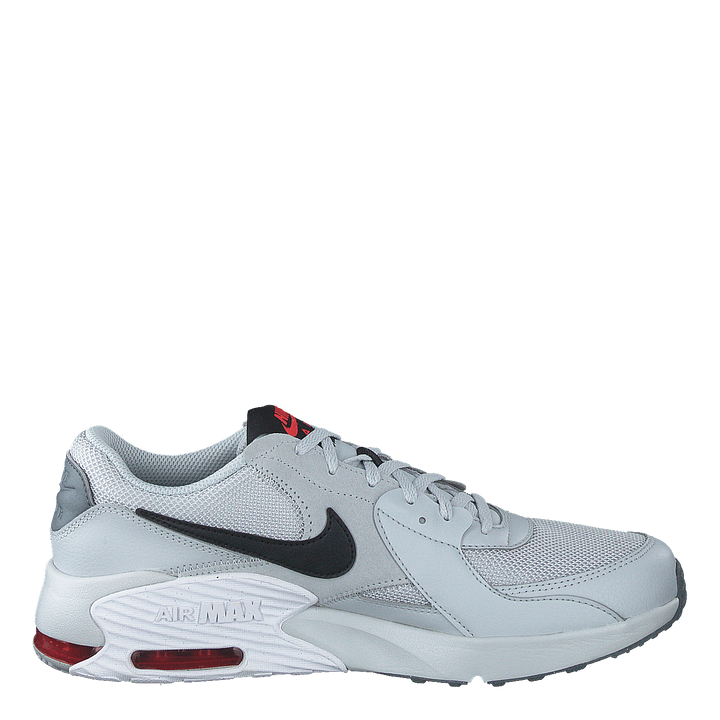 Air Max Excee Gs Grey Fog/white/track Red/black