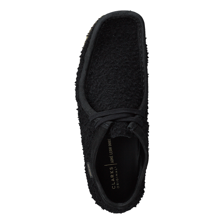 x ALD Wallabee Black Wool