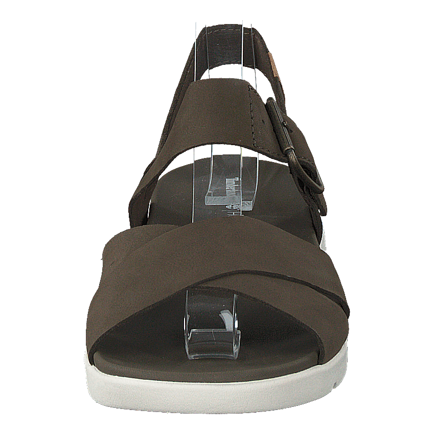 Wilesport Lthr Sandal Olive Nubuck