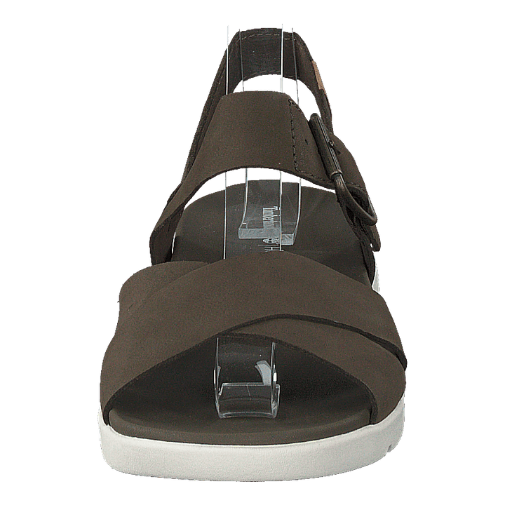 Wilesport Lthr Sandal Olive Nubuck