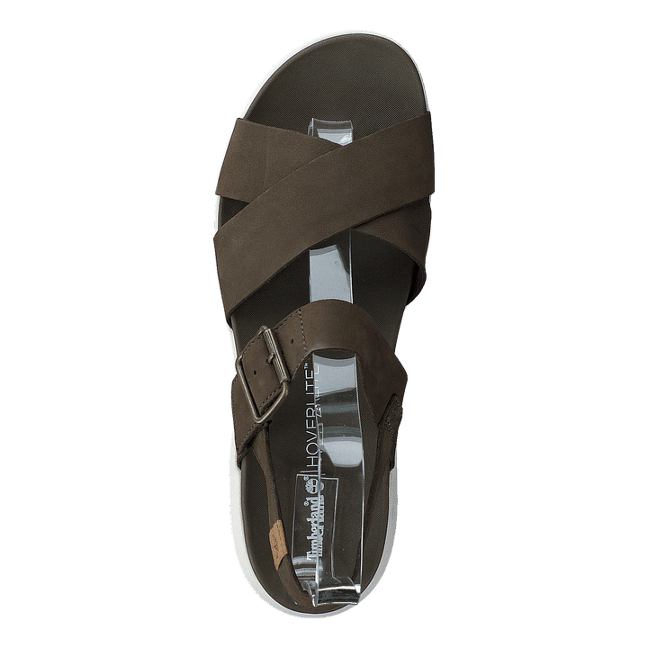 Wilesport Lthr Sandal Olive Nubuck
