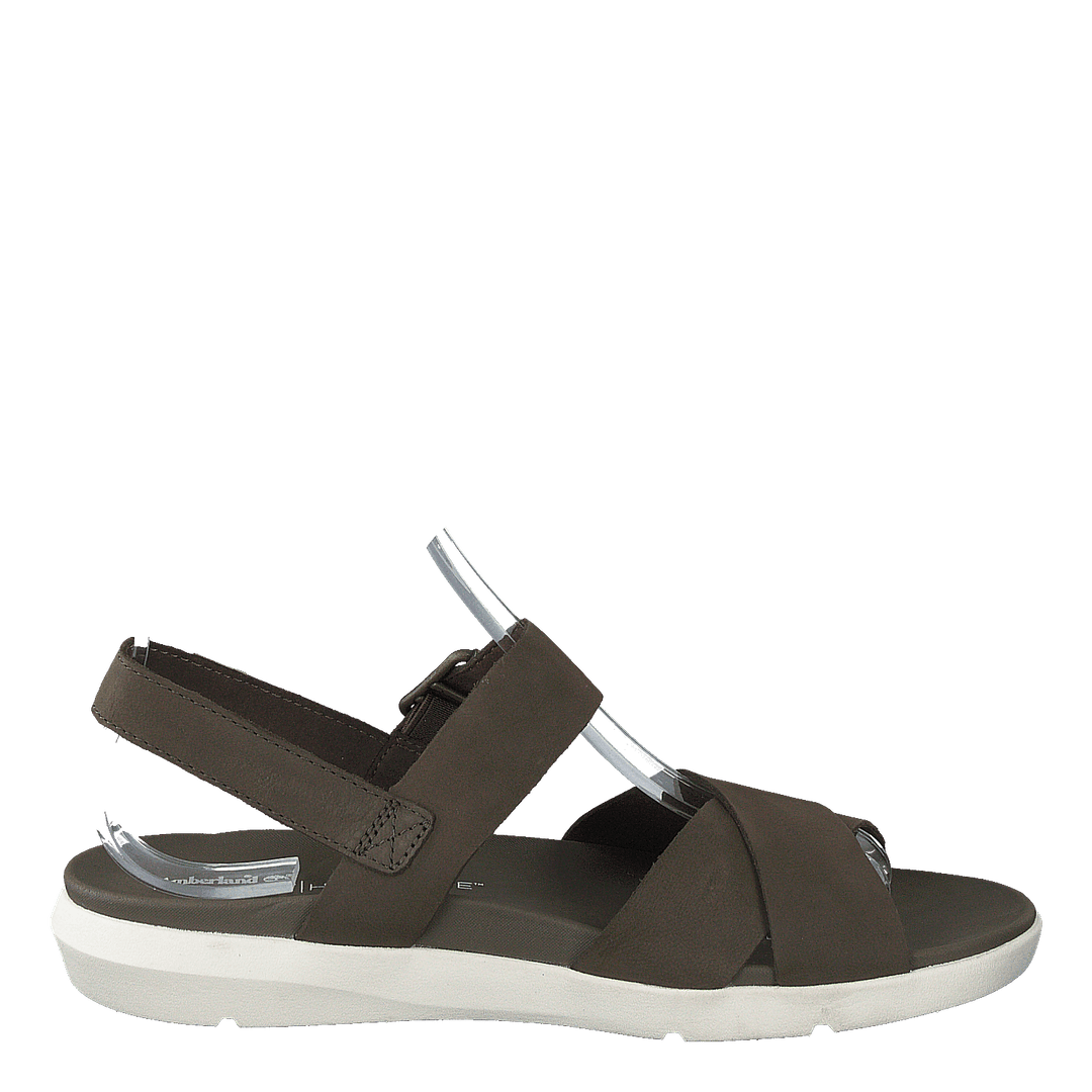 Wilesport Lthr Sandal Olive Nubuck