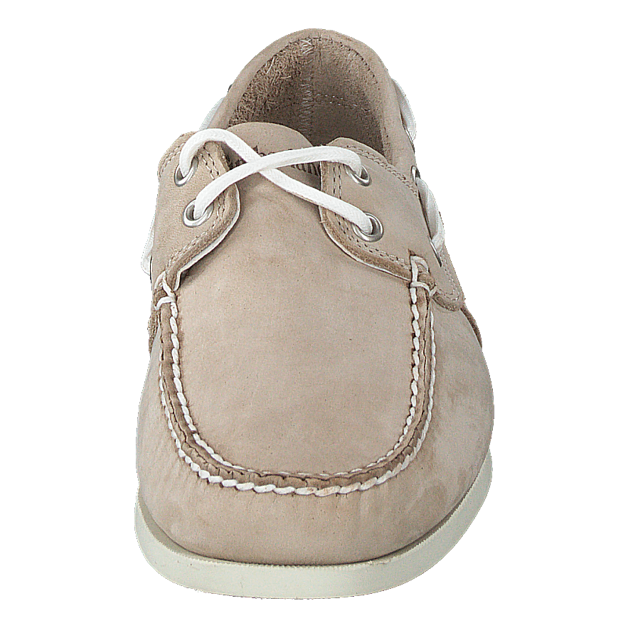 Cedar Bay Boat Shoe Light Beige Nubuck