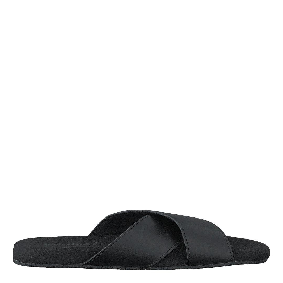 Seatonbay Crossstrapslide Black Leather