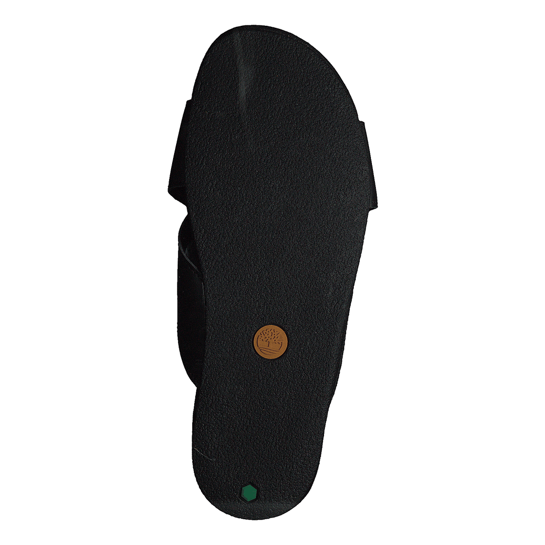 Seatonbay Crossstrapslide Black Leather