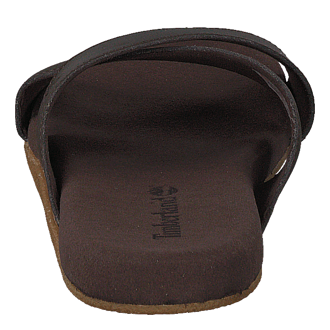Seatonbay Crossstrapslide Dark Brown Leather