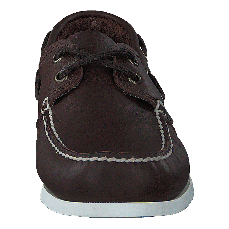 Cedar Bay Boat Shoe Dk Brown Full Grain
