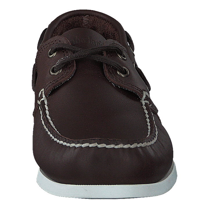 Cedar Bay Boat Shoe Dk Brown Full Grain