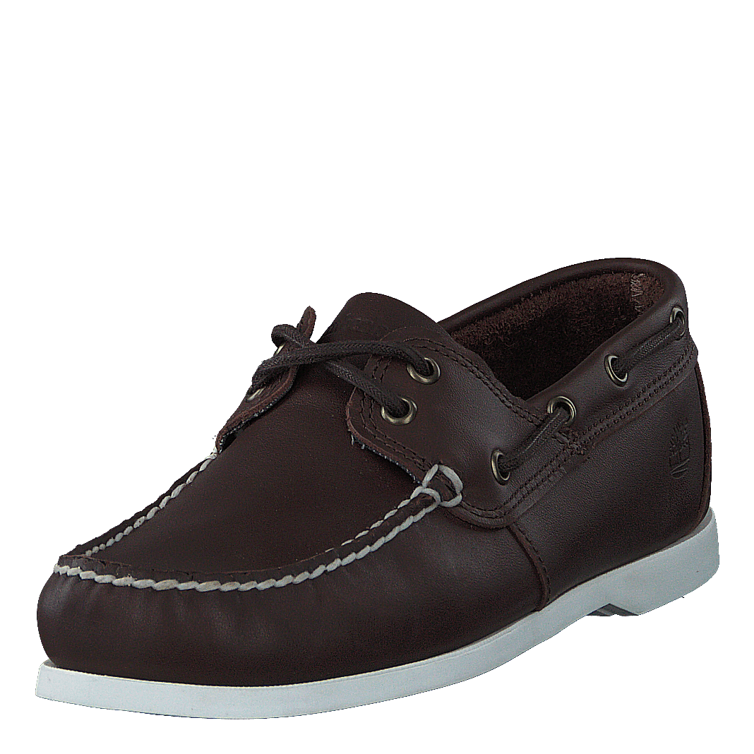 Cedar Bay Boat Shoe Dk Brown Full Grain