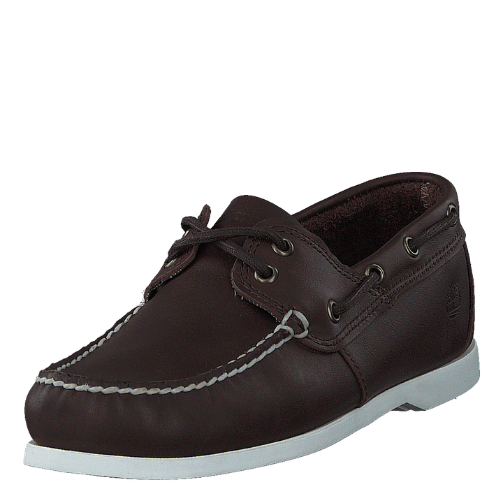 Cedar Bay Boat Shoe Dk Brown Full Grain