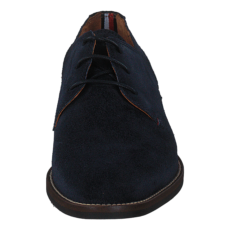 Essential Suede Lace Up Derby Midnight