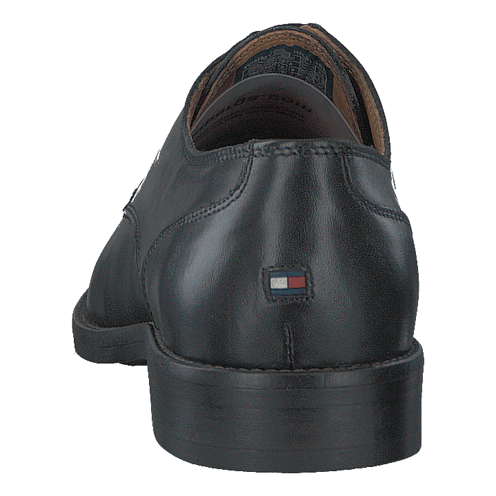 Essential Leather Lace Up Derb Black