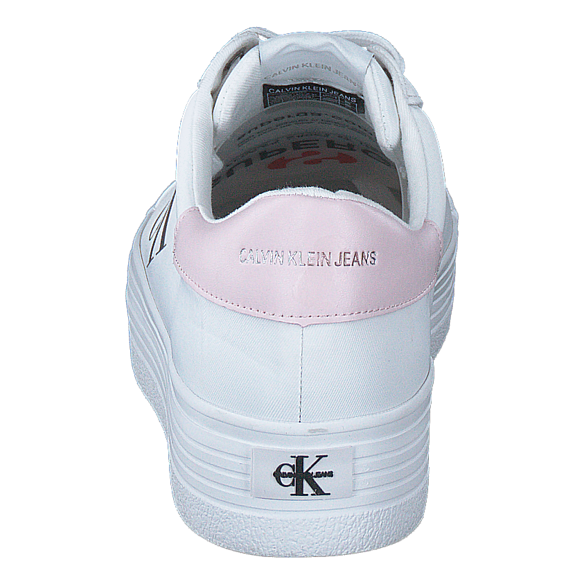 Vulcanized Platform Laceup White