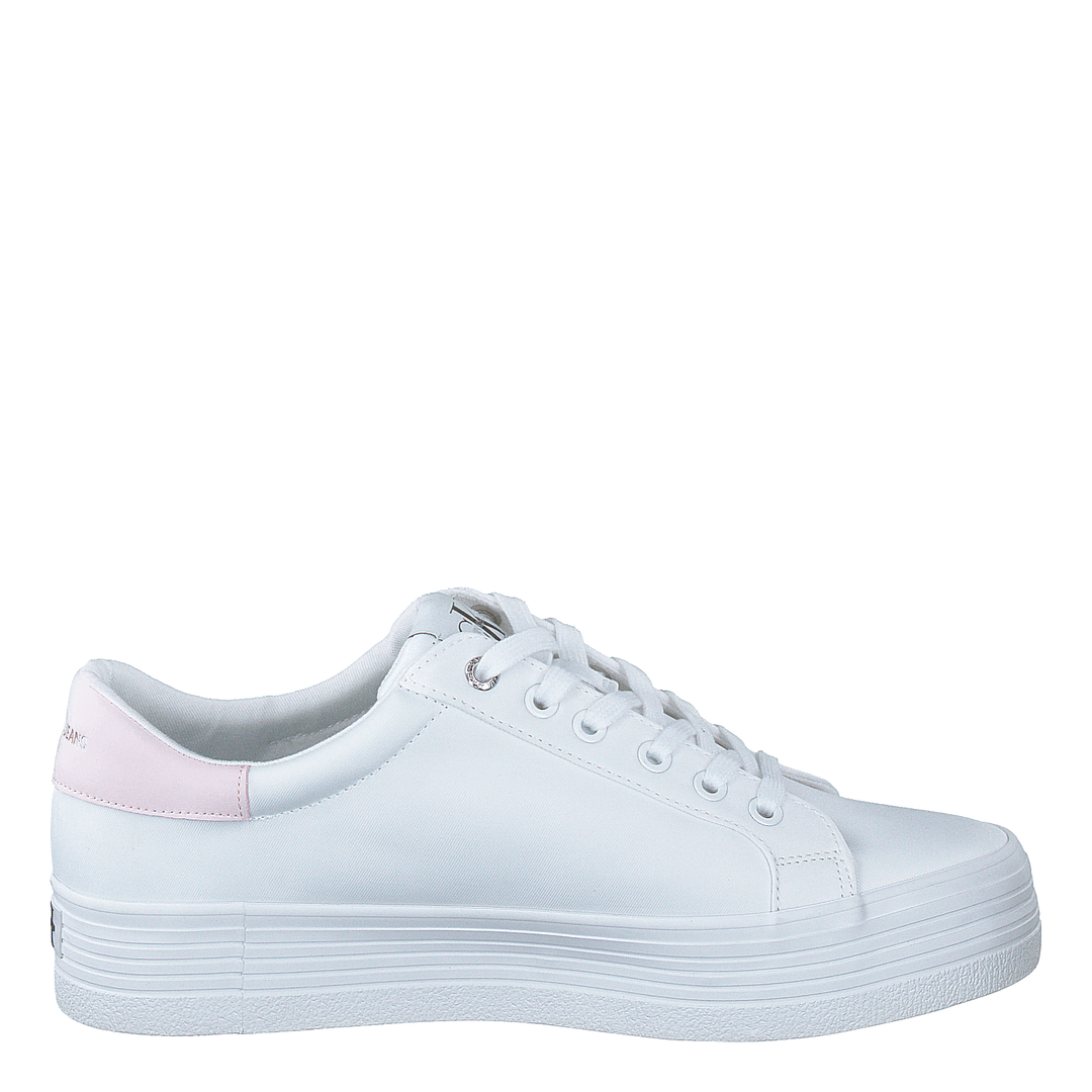 Vulcanized Platform Laceup White