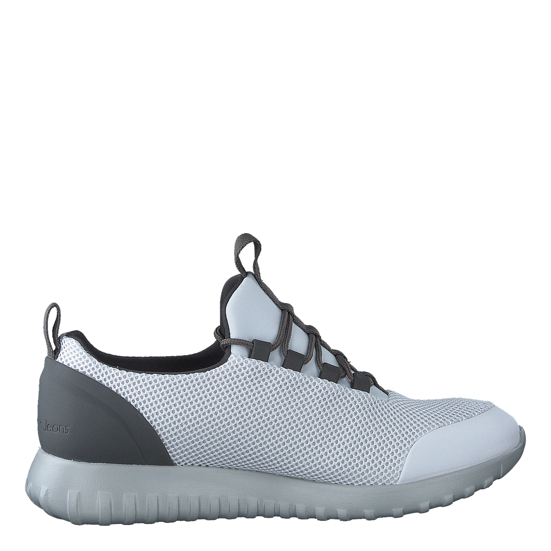 Runner Sneaker Laceup Mesh White